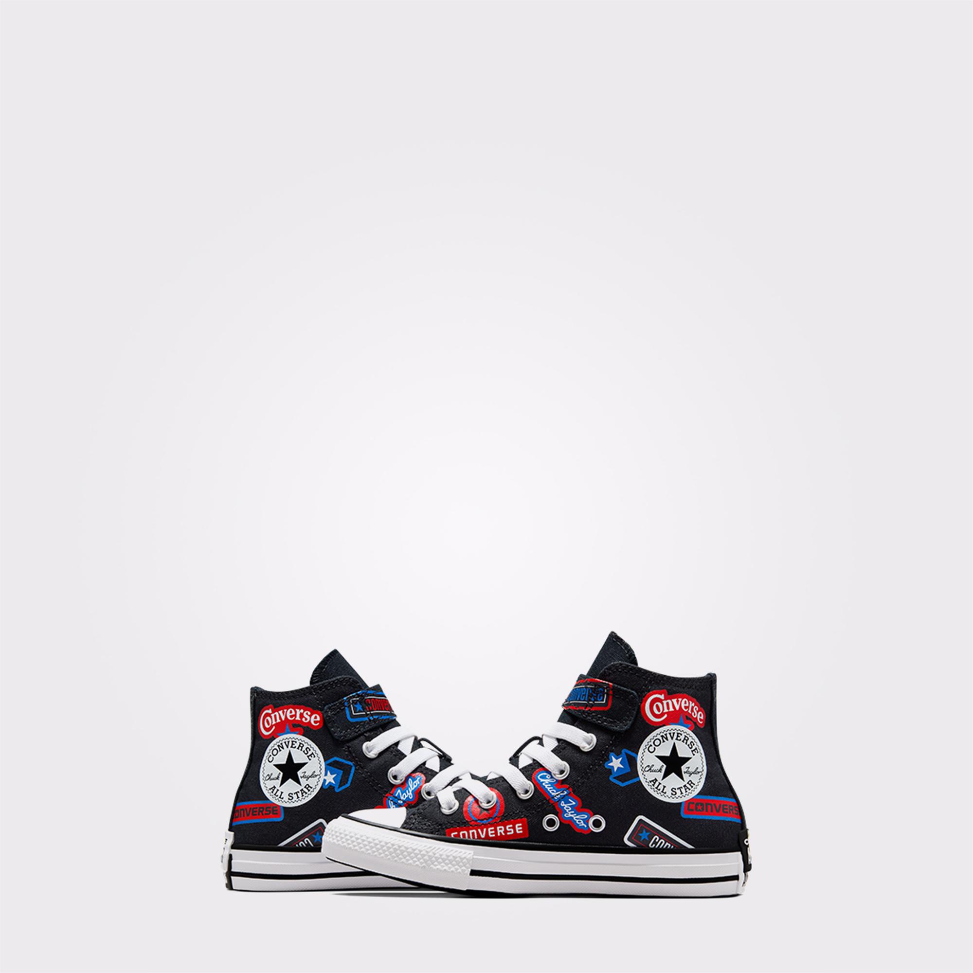 Converse Chuck Taylor All Star Easy On Stickers Çocuk Siyah Sneaker