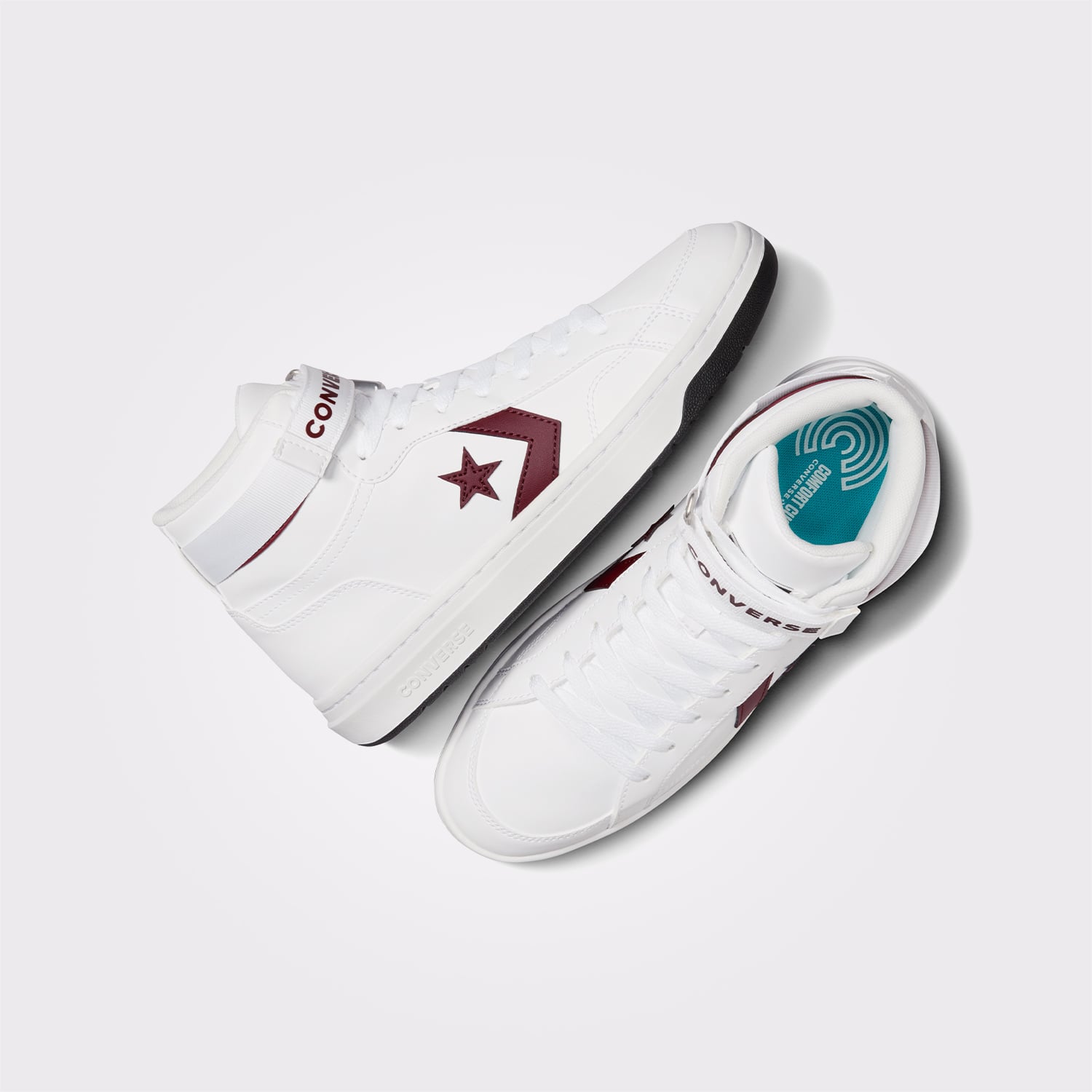 Converse Pro Blaze V2 Unisex Beyaz Deri Sneaker - Görsel 4