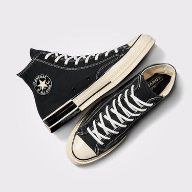  Converse Chuck 70 Black & White Unisex Siyah Sneaker