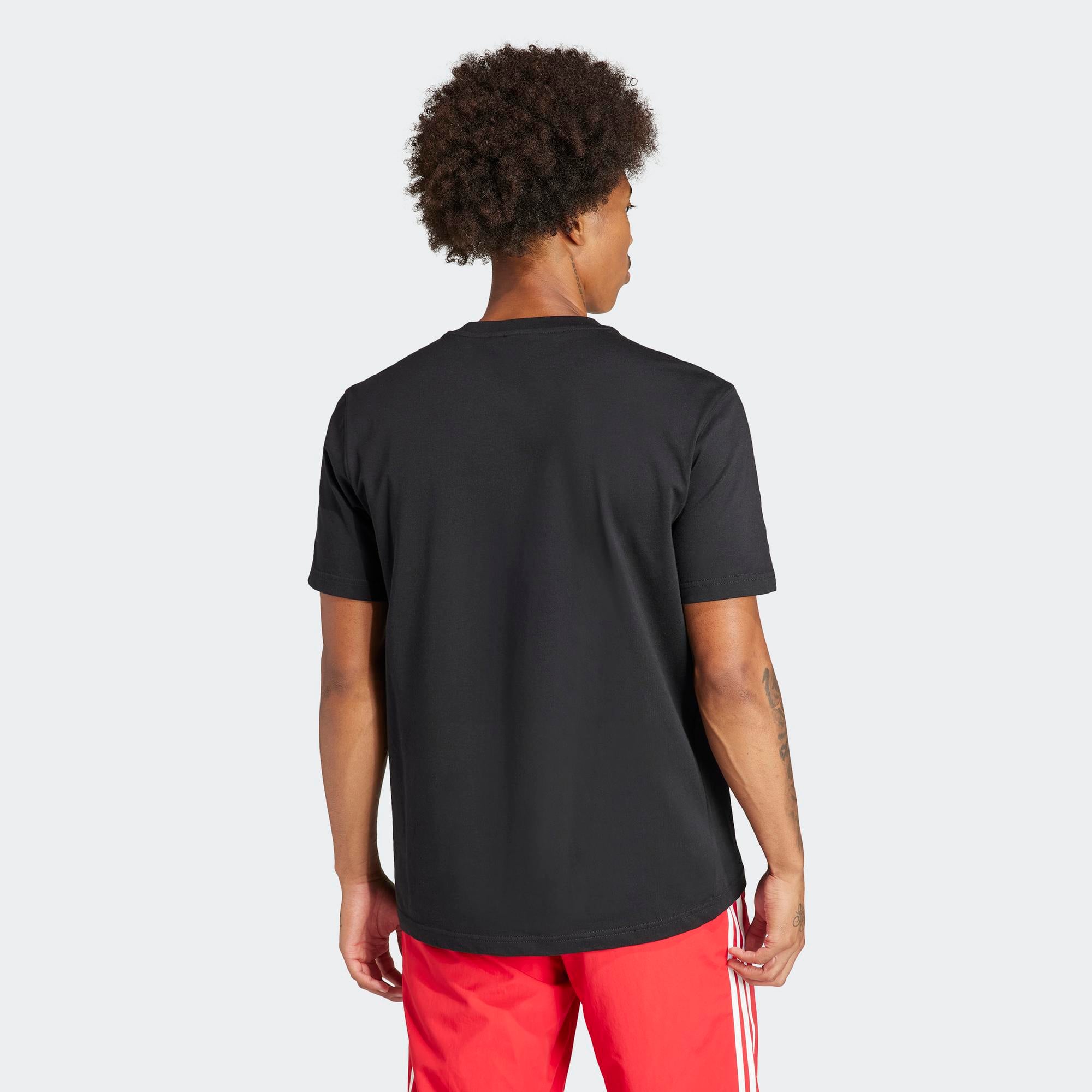 adidas Trefoil Erkek Siyah T-Shirt