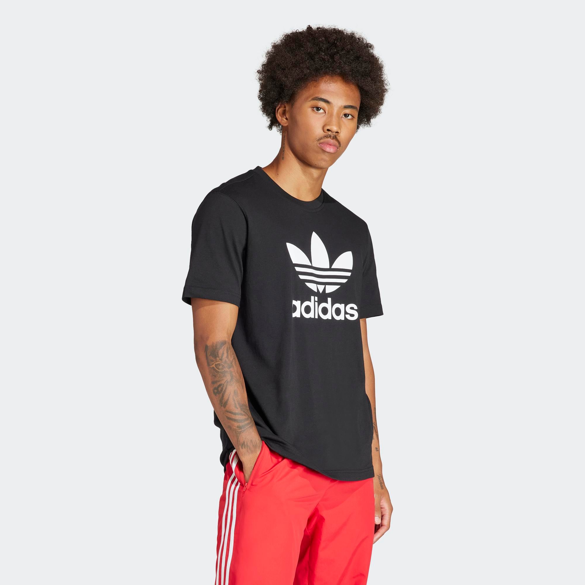 adidas Trefoil Erkek Siyah T-Shirt