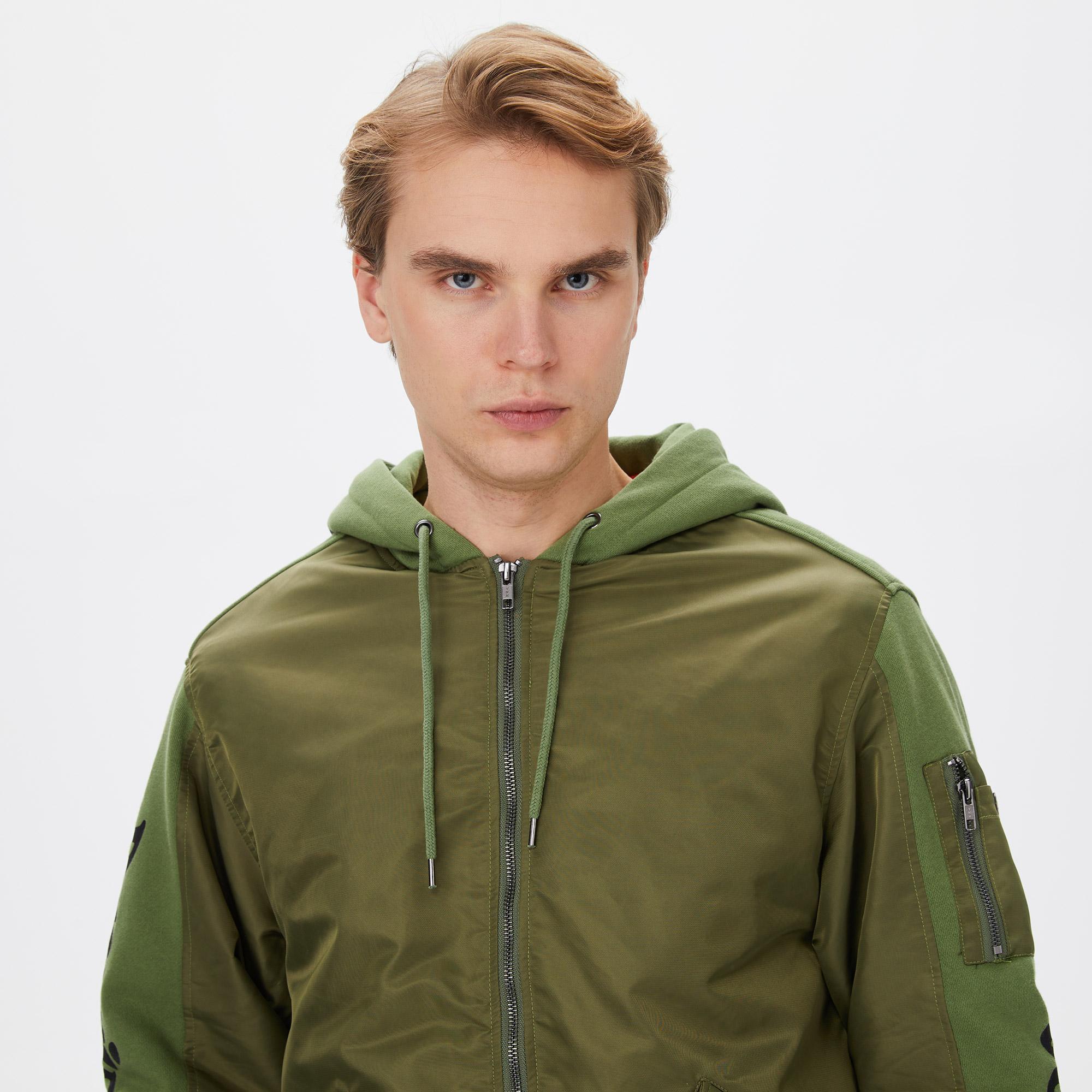 The Hundreds Moth Bomber Erkek Yeşil Ceket