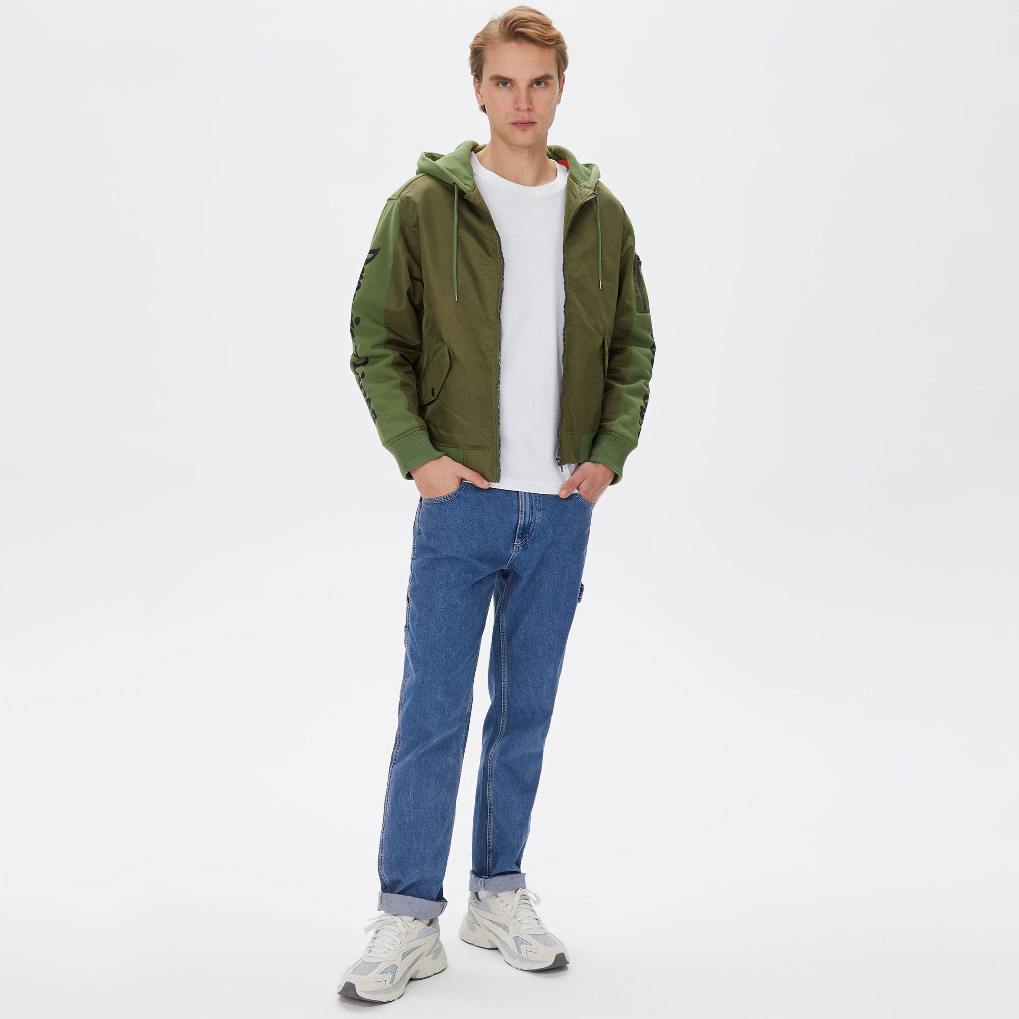 The Hundreds Moth Bomber Erkek Yeşil Ceket