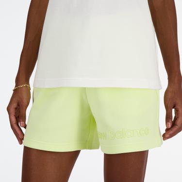  New Balance Hyperembossed Kadın Sarı Şort