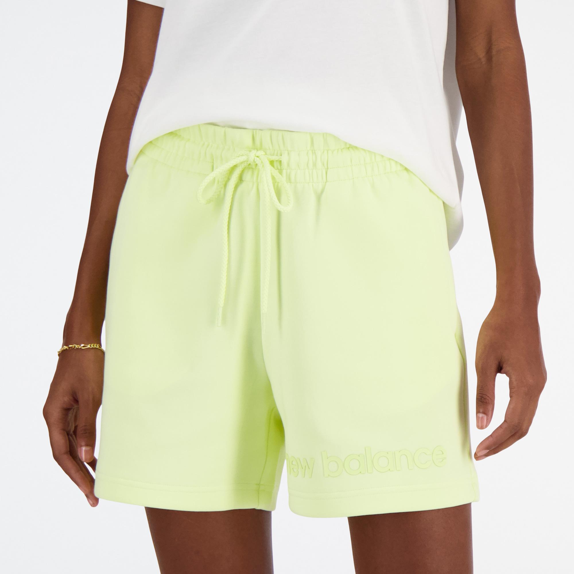 New Balance Hyperembossed Kadın Sarı Şort