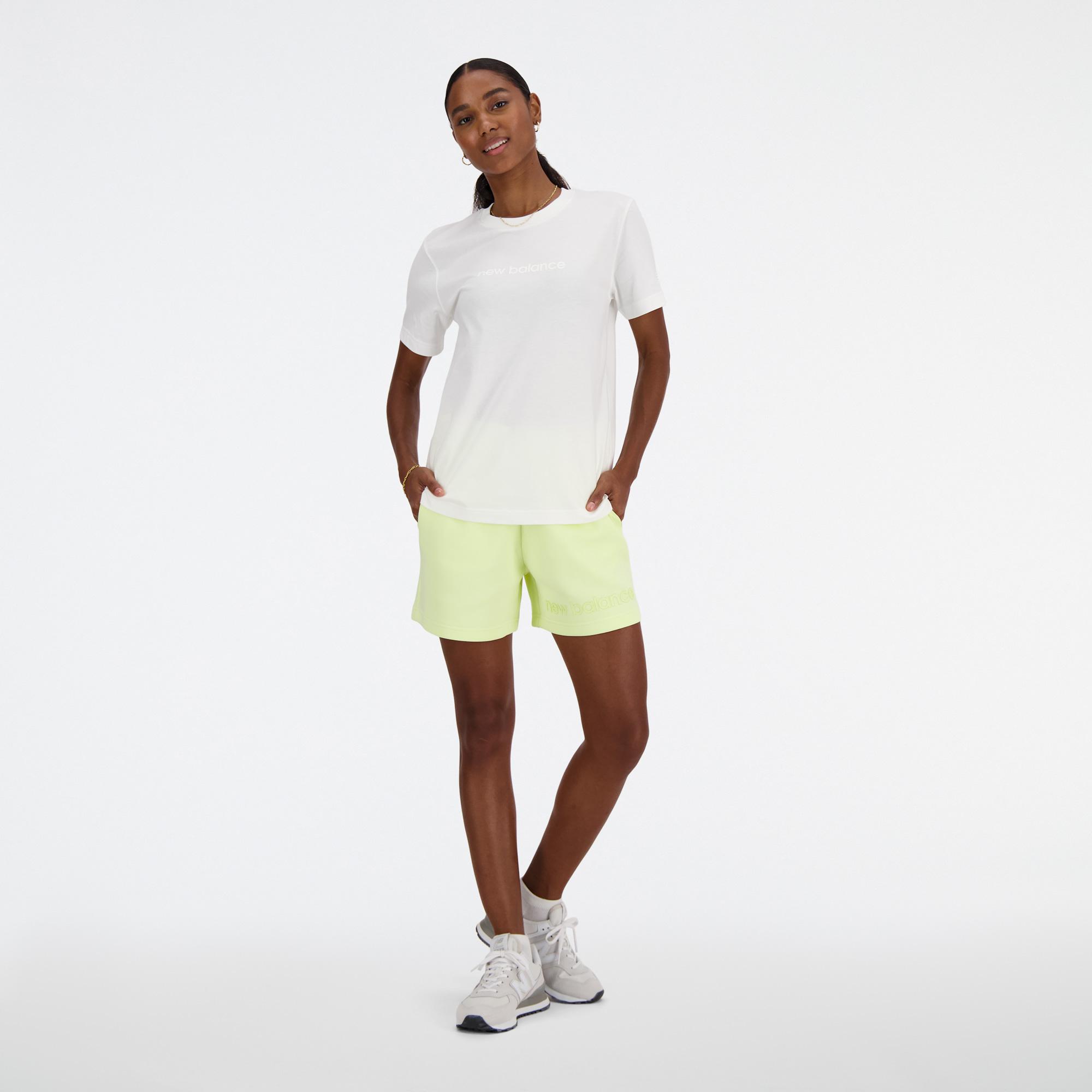 New Balance Hyperembossed Kadın Sarı Şort