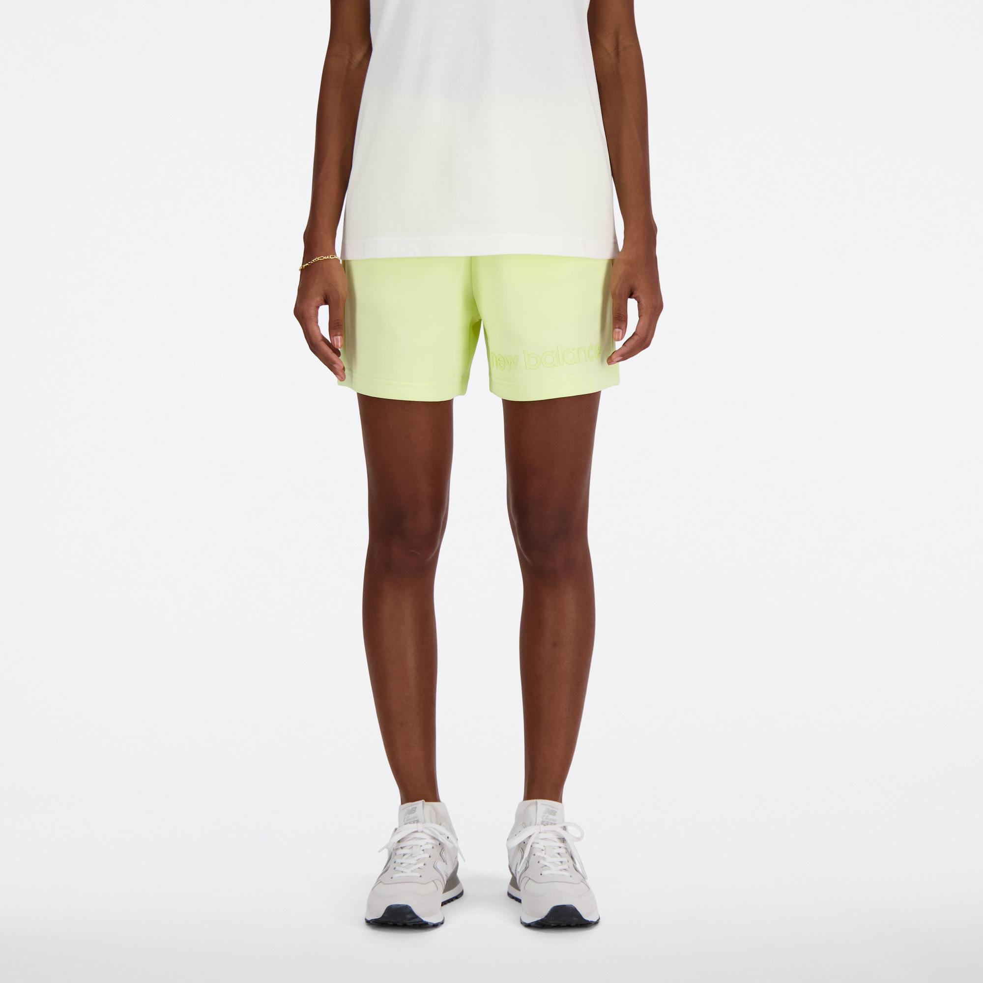 New Balance Hyperembossed Kadın Sarı Şort