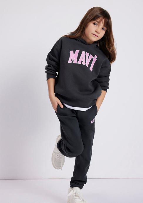  Mavi Mavi Logo Baskılı Fermuarlı Gri Sweatshirt 7610035-70087