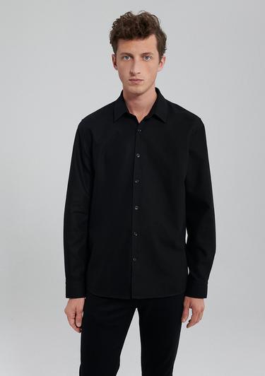  Mavi Siyah Gömlek Slim Fit / Dar Kesim 0210944-900