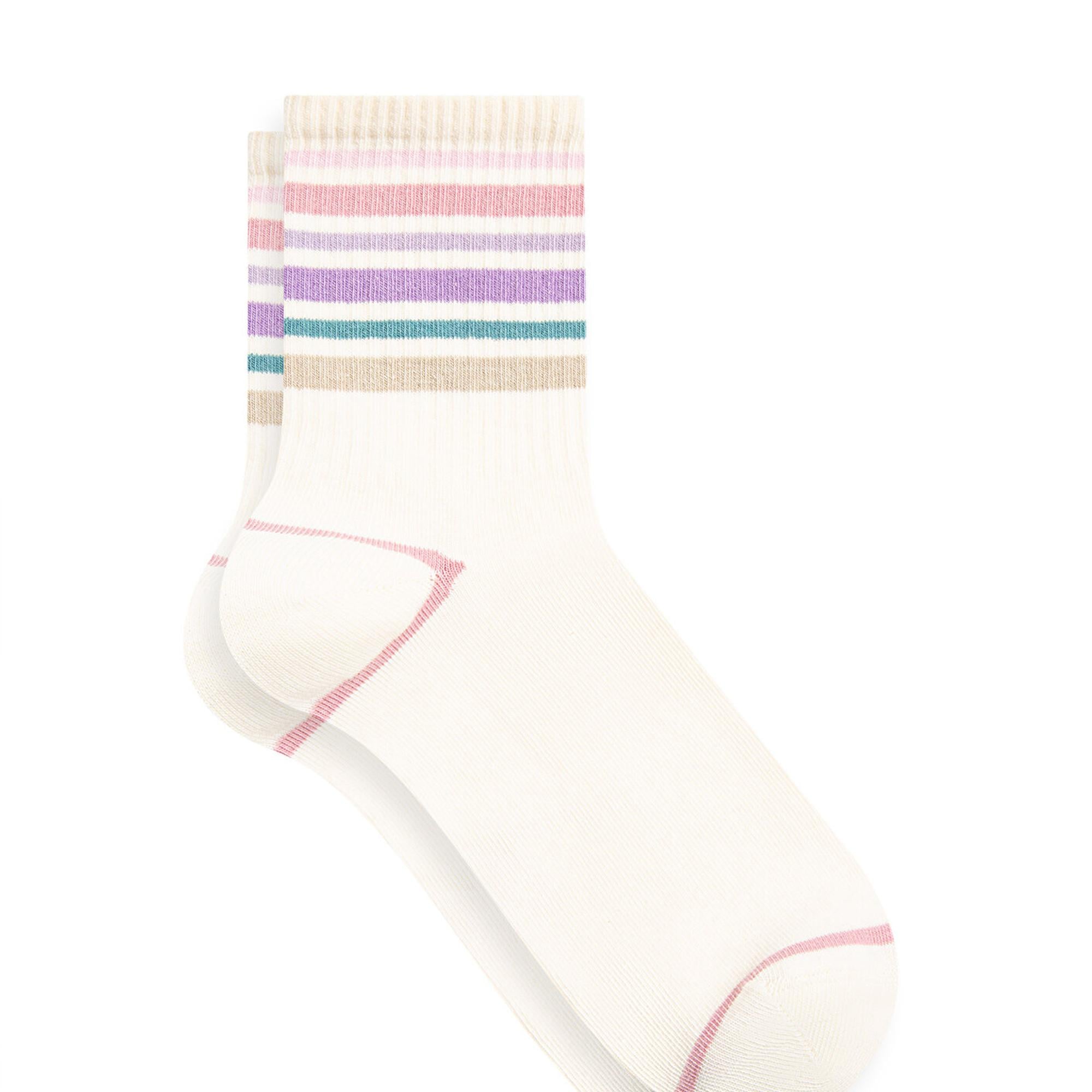 Mavi Beyaz Soket Çorap 1911290-70057