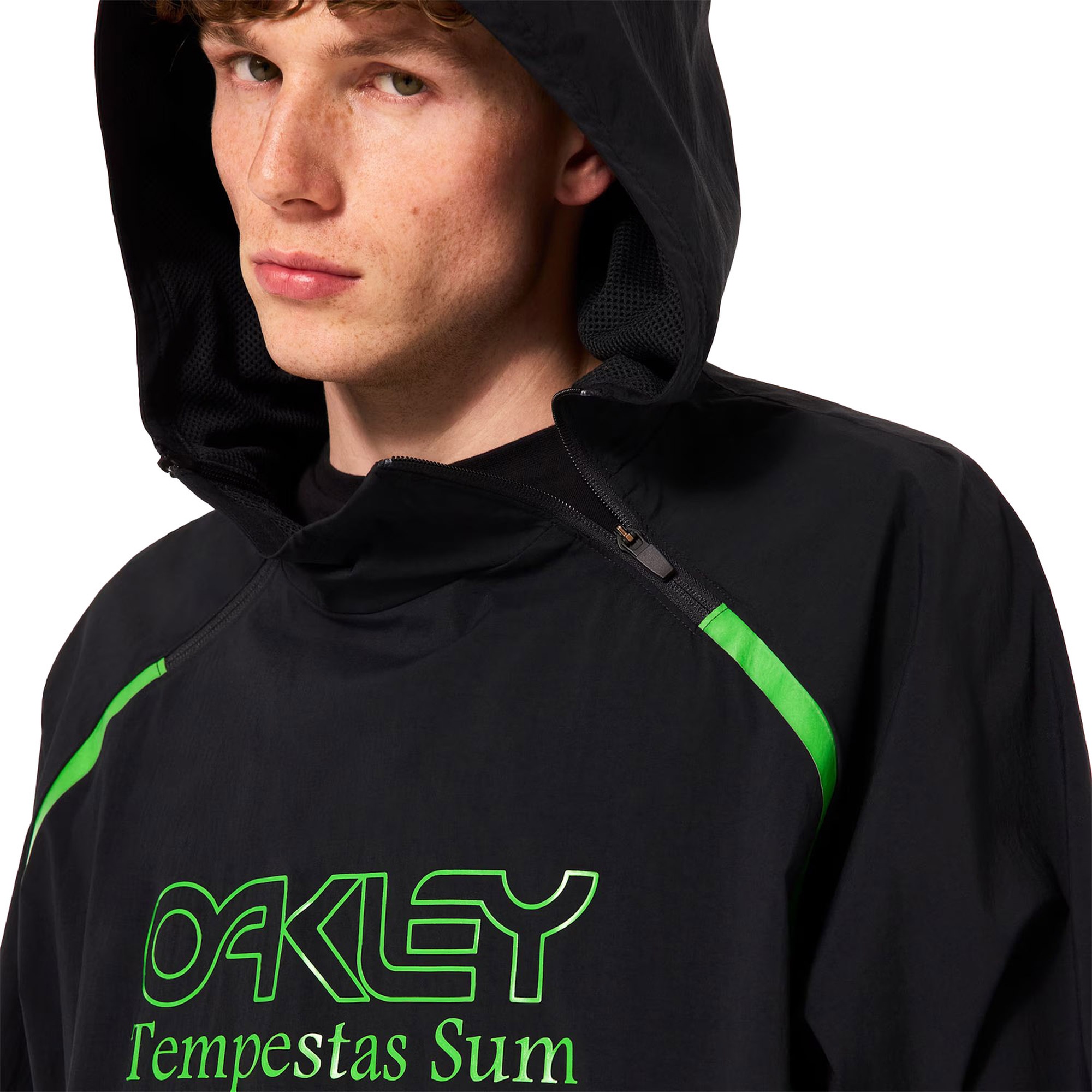 Oakley Tempestas Sum Anorak Erkek Siyah Snowboard Ceketi
