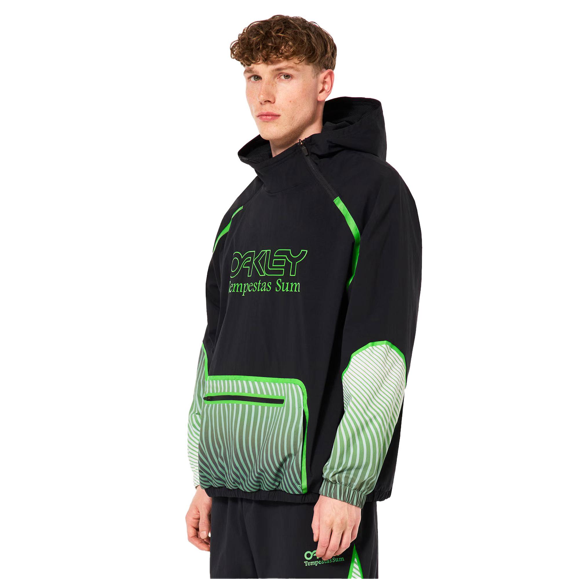 Oakley Tempestas Sum Anorak Erkek Siyah Snowboard Ceketi