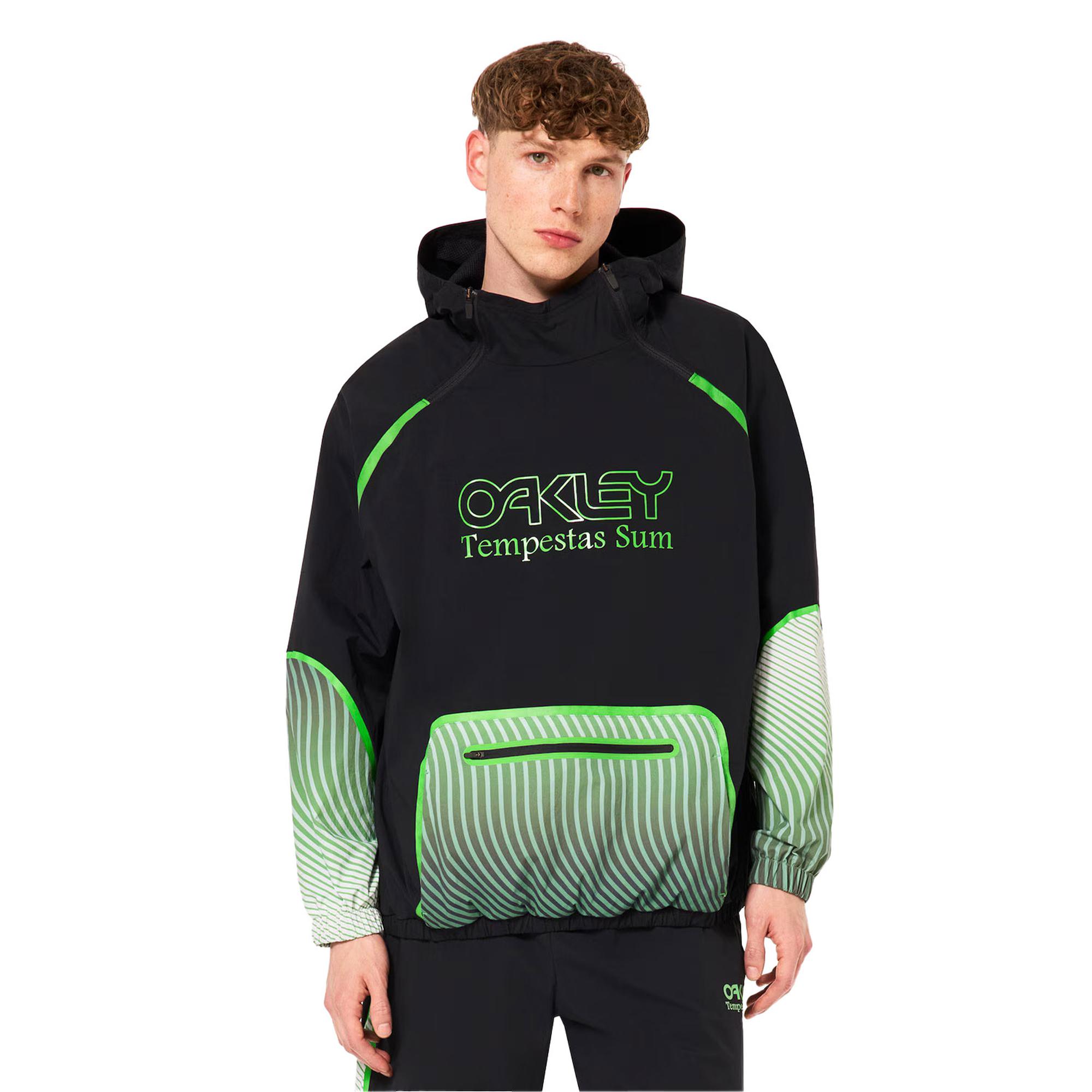 Oakley Tempestas Sum Anorak Erkek Siyah Snowboard Ceketi