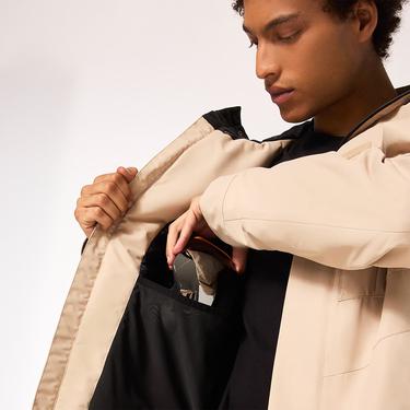  Oakley Core Divisional Rc Insulated J Erkek Bej Snowboard Ceketi