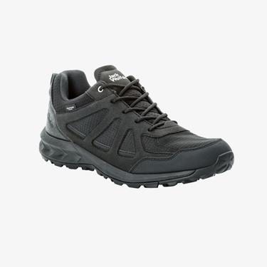  Jack Wolfskin Woodland 2 Texapore Low Erkek Siyah Outdoor Ayakkabı