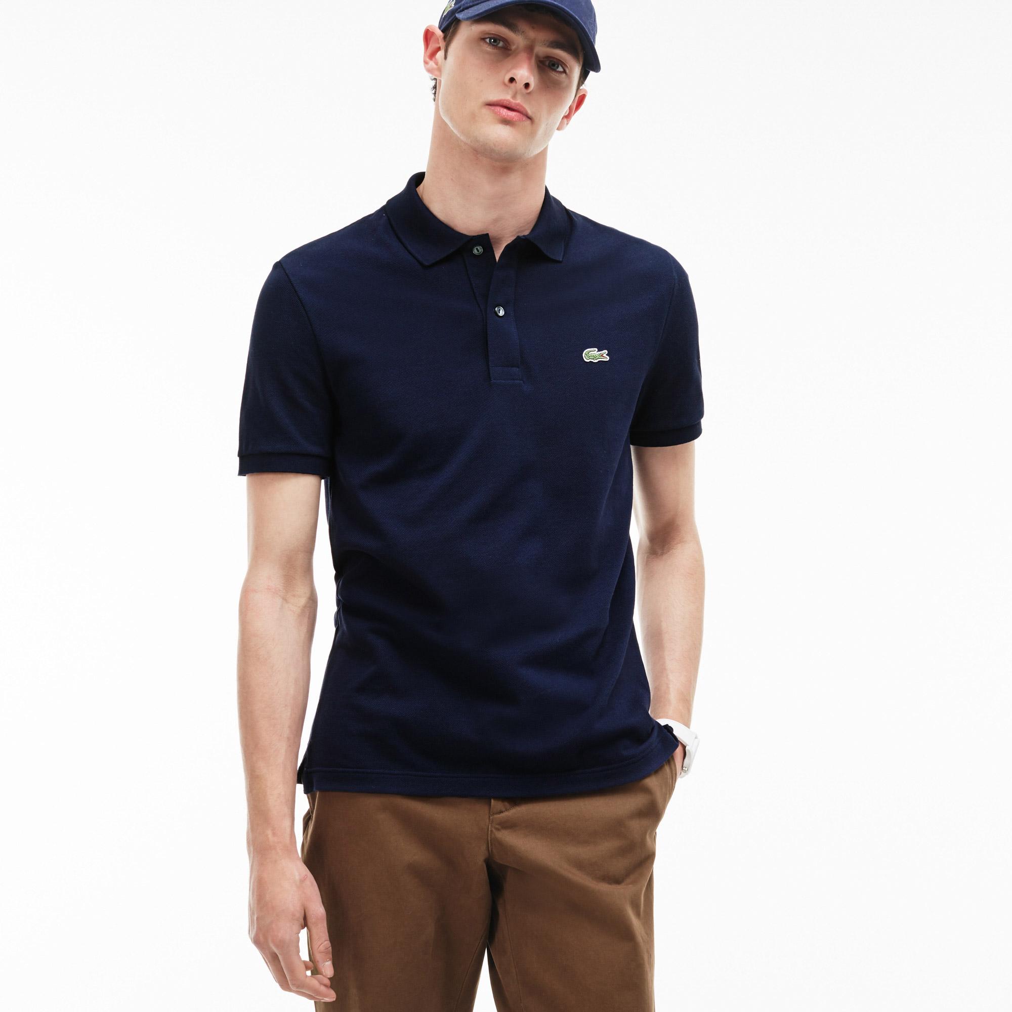 Lacoste L.12.12 Erkek Slim Fit Lacivert Polo