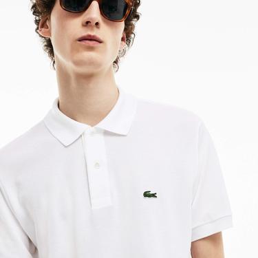  Lacoste Erkek Classic Fit L1212 Beyaz Polo