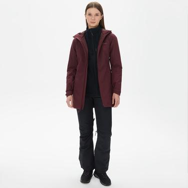  Jack Wolfskin Heidelstein Ins Kadın Bordo Outdoor Ceket
