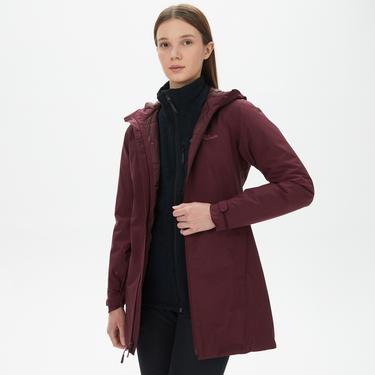  Jack Wolfskin Heidelstein Ins Kadın Bordo Outdoor Ceket