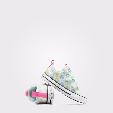  Converse Chuck Taylor All Star Rave Easy-On Rainbows Çocuk Mavi Sneaker