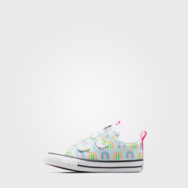  Converse Chuck Taylor All Star Rave Easy-On Rainbows Çocuk Mavi Sneaker