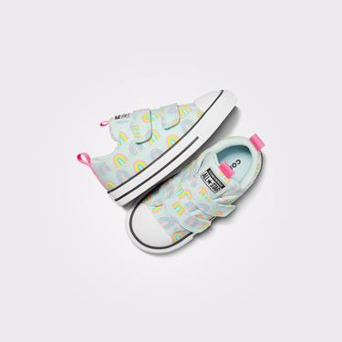  Converse Chuck Taylor All Star Rave Easy-On Rainbows Çocuk Mavi Sneaker