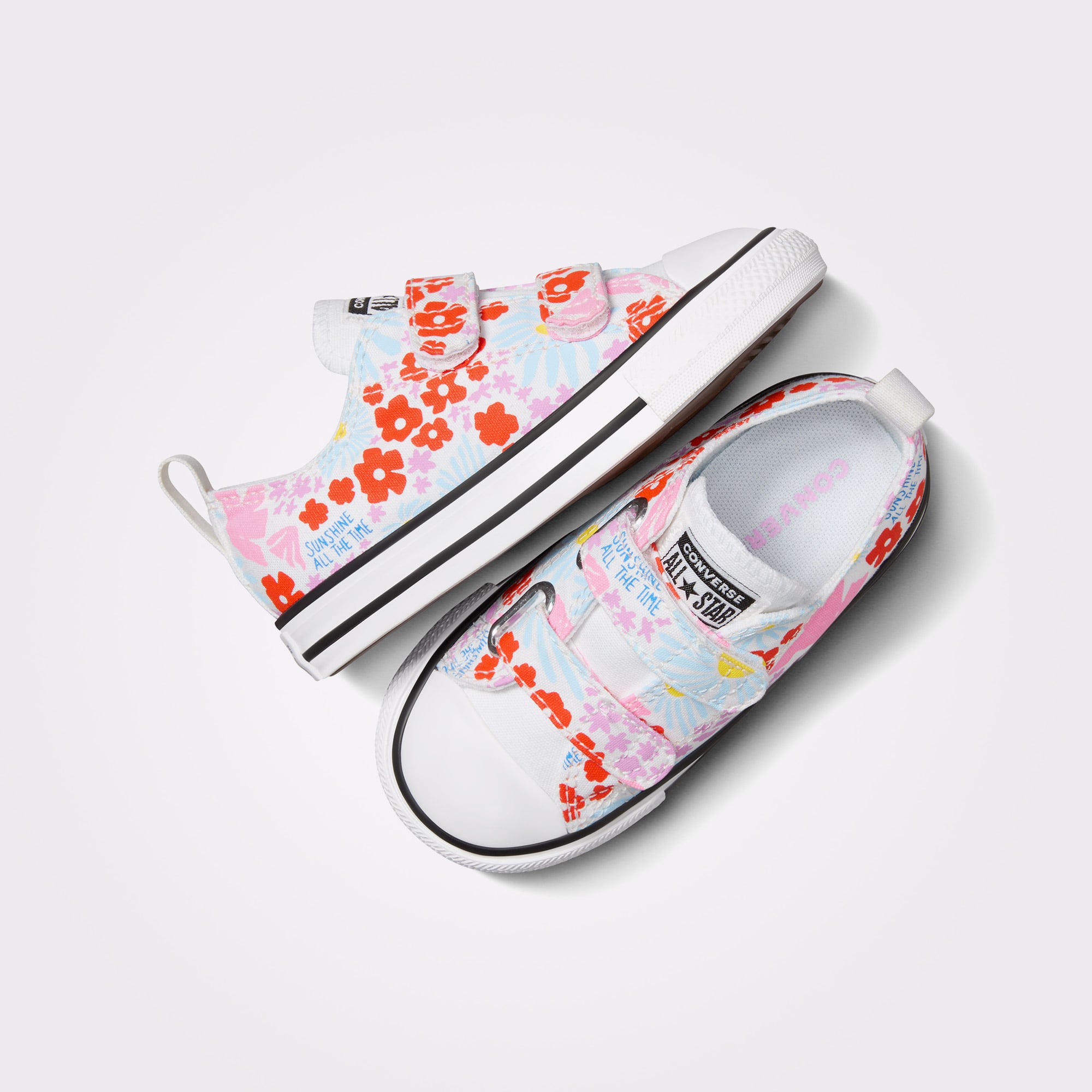 Converse Converse Beyaz Chuck Taylor All Star Easy On Floral Çocuk Renkli Sneaker | FashFed Beyaz - 6. görsel