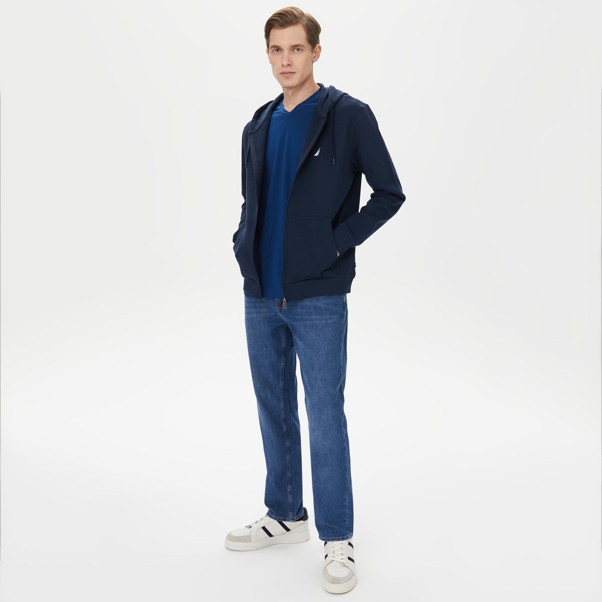 Nautica Erkek Lacivert Standart Fit Sweatshirt