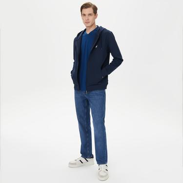  Nautica Erkek Lacivert Standart Fit Sweatshirt