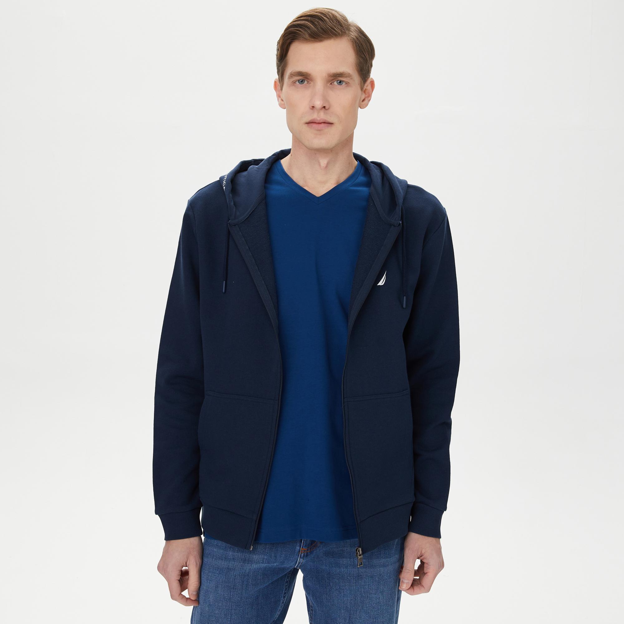 Nautica Erkek Lacivert Standart Fit Sweatshirt