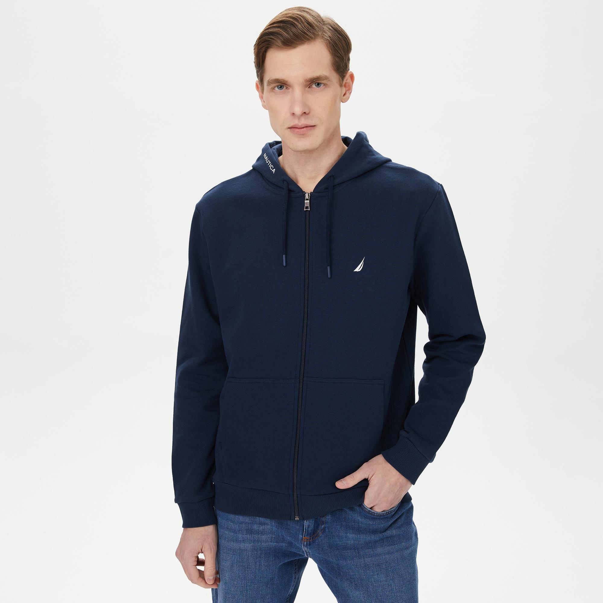 Nautica Erkek Lacivert Standart Fit Sweatshirt