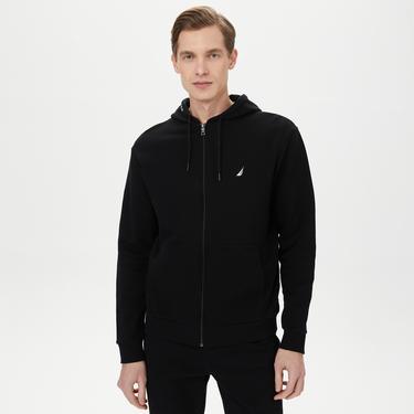  Nautica Erkek Siyah Standart Fit Sweatshirt