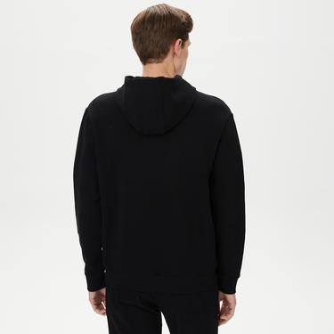  Nautica Erkek Siyah Standart Fit Sweatshirt