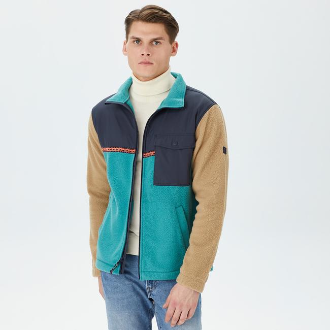  Billabong Boundary Trail Zip Erkek Mavi Ceket