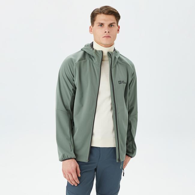  Jack Wolfskin Feldberg Erkek Yeşil Sweatshirt