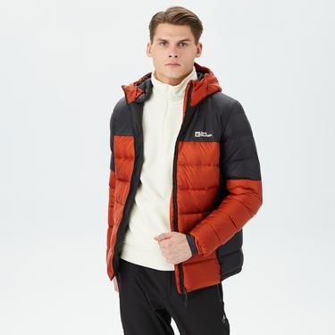  Jack Wolfskin Down Erkek Kahverengi Outdoor Mont