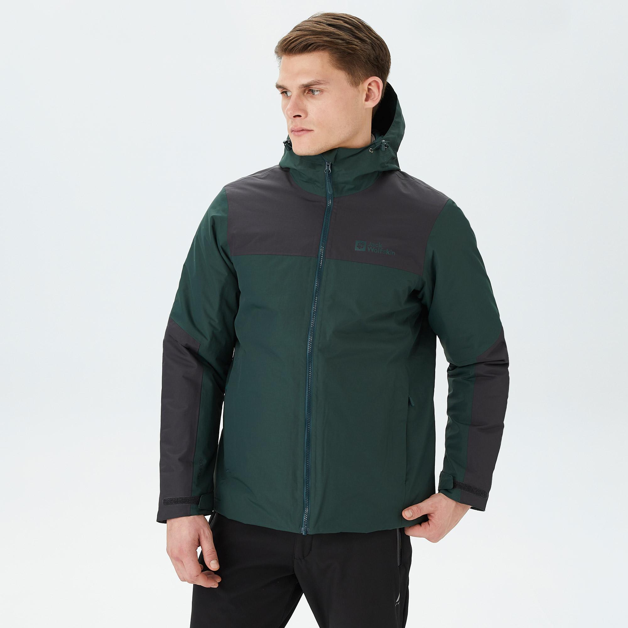 Jack Wolfskin Jasper Ins Erkek Yeşil Outdoor Montu