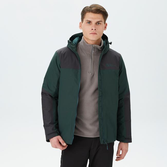  Jack Wolfskin Jasper Ins Erkek Yeşil Outdoor Montu