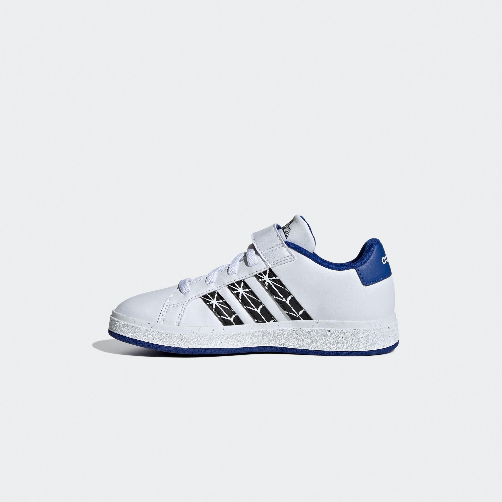 adidas Grand Court Spider-Man Çocuk Beyaz Spor Ayakkabı