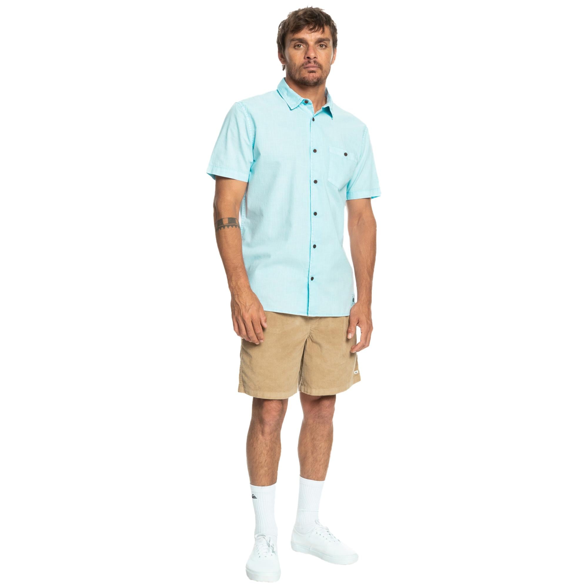 Quiksilver Erkek Gömlek Bolam M Mavi Günlük Giyim