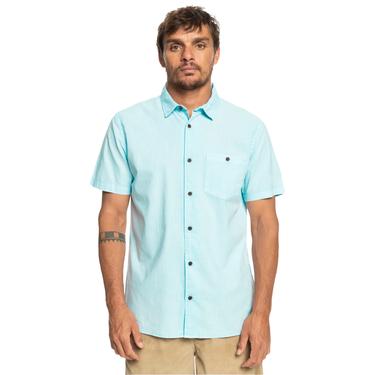  Quiksilver Erkek Gömlek Bolam M Mavi Günlük Giyim