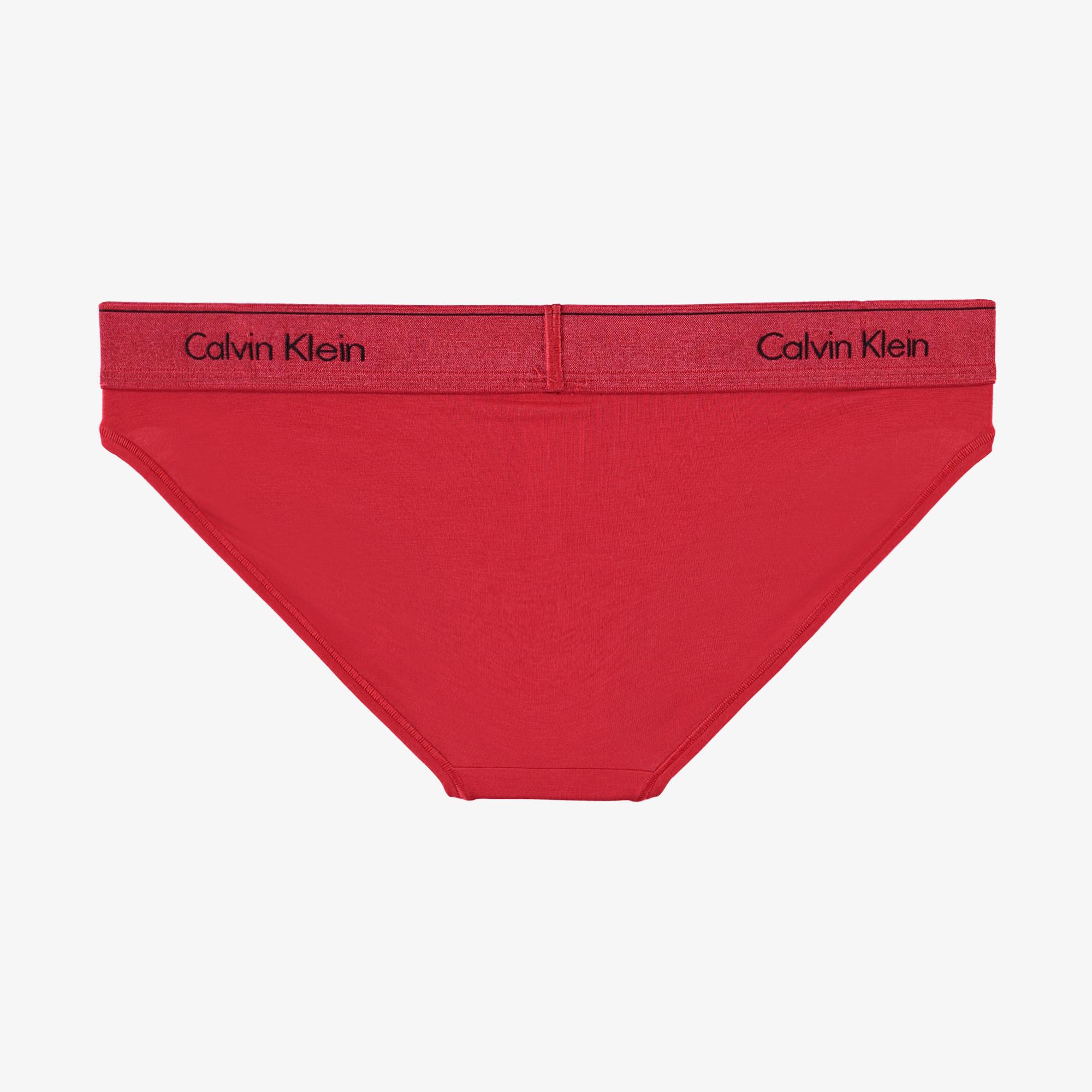 Calvin Klein Kadın Kırmızı Külot