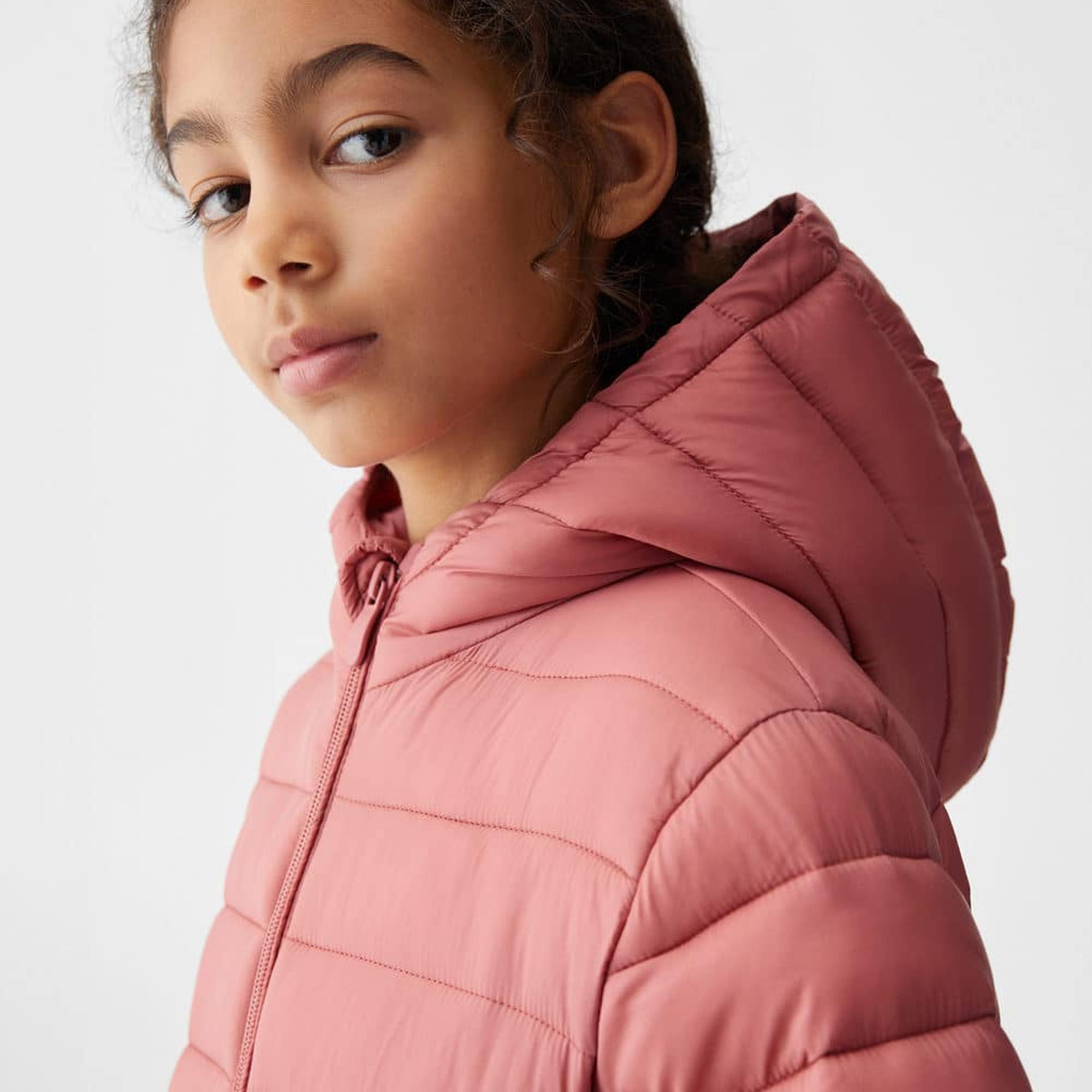 Mango Çocuk Kapitone Anorak Kiraz Kırmızısı