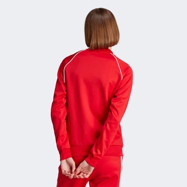  adidas Adicolor Classics Kadın Kırmızı Sweatshirt