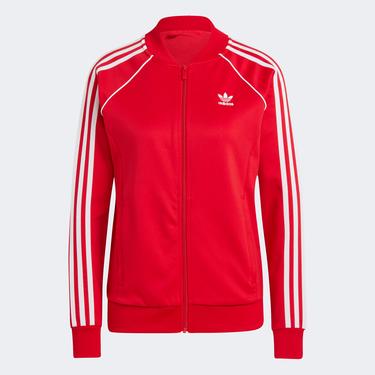  adidas Adicolor Classics Kadın Kırmızı Sweatshirt