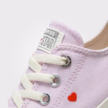  Converse Chuck Taylor All Star Lift Platform Y2K Heart Kadın Lila Sneaker