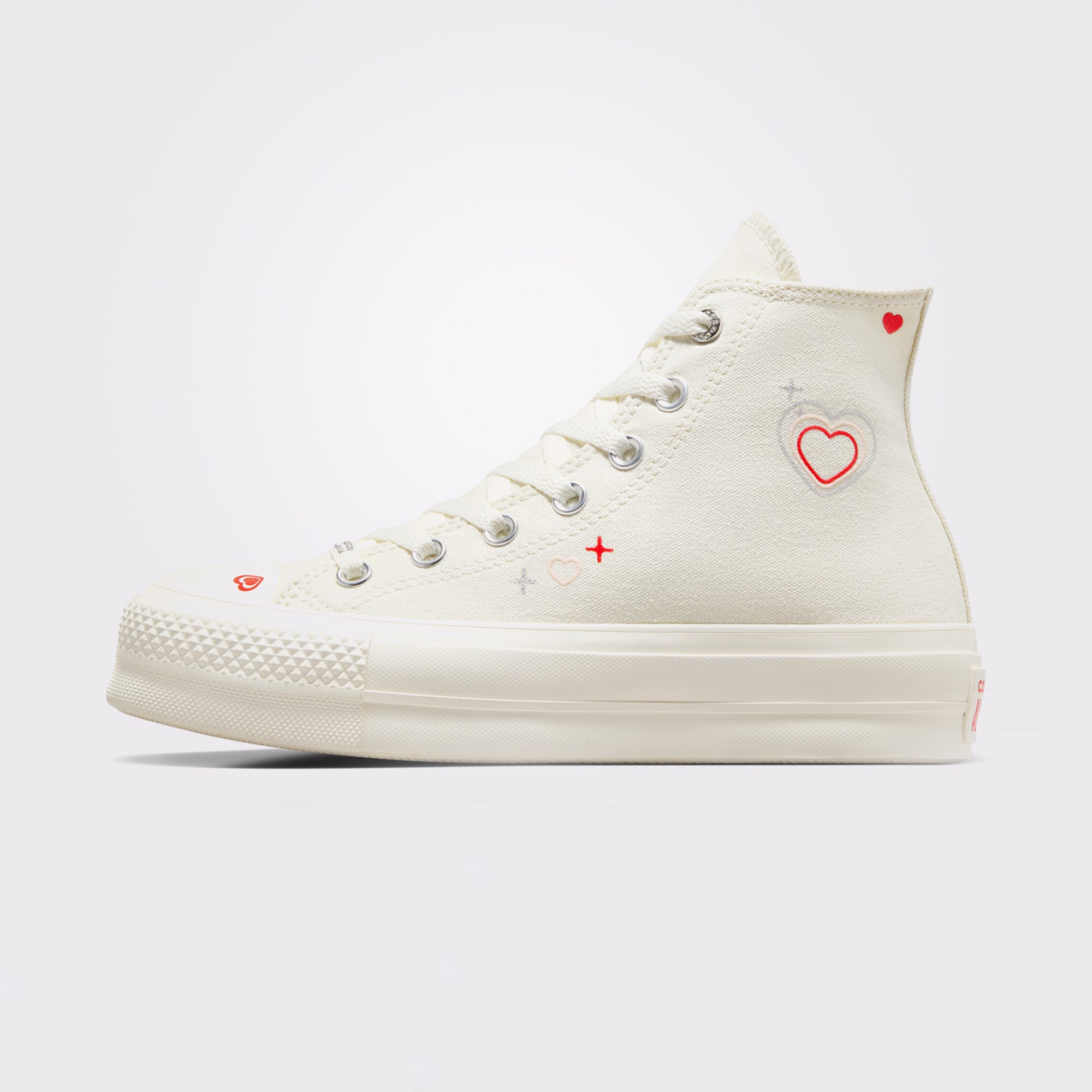 Converse Converse Chuck Taylor All Star Lift Kadın Krem Platform Sneaker | FashFed Krem - 3. görsel