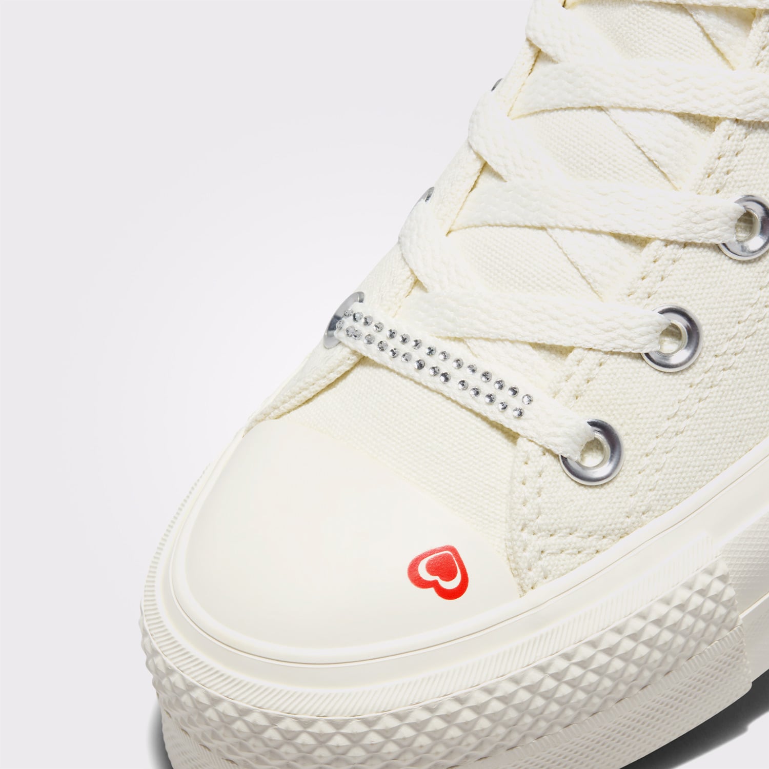 Converse Converse Chuck Taylor All Star Lift Kadın Krem Platform Sneaker | FashFed Krem - 6. görsel