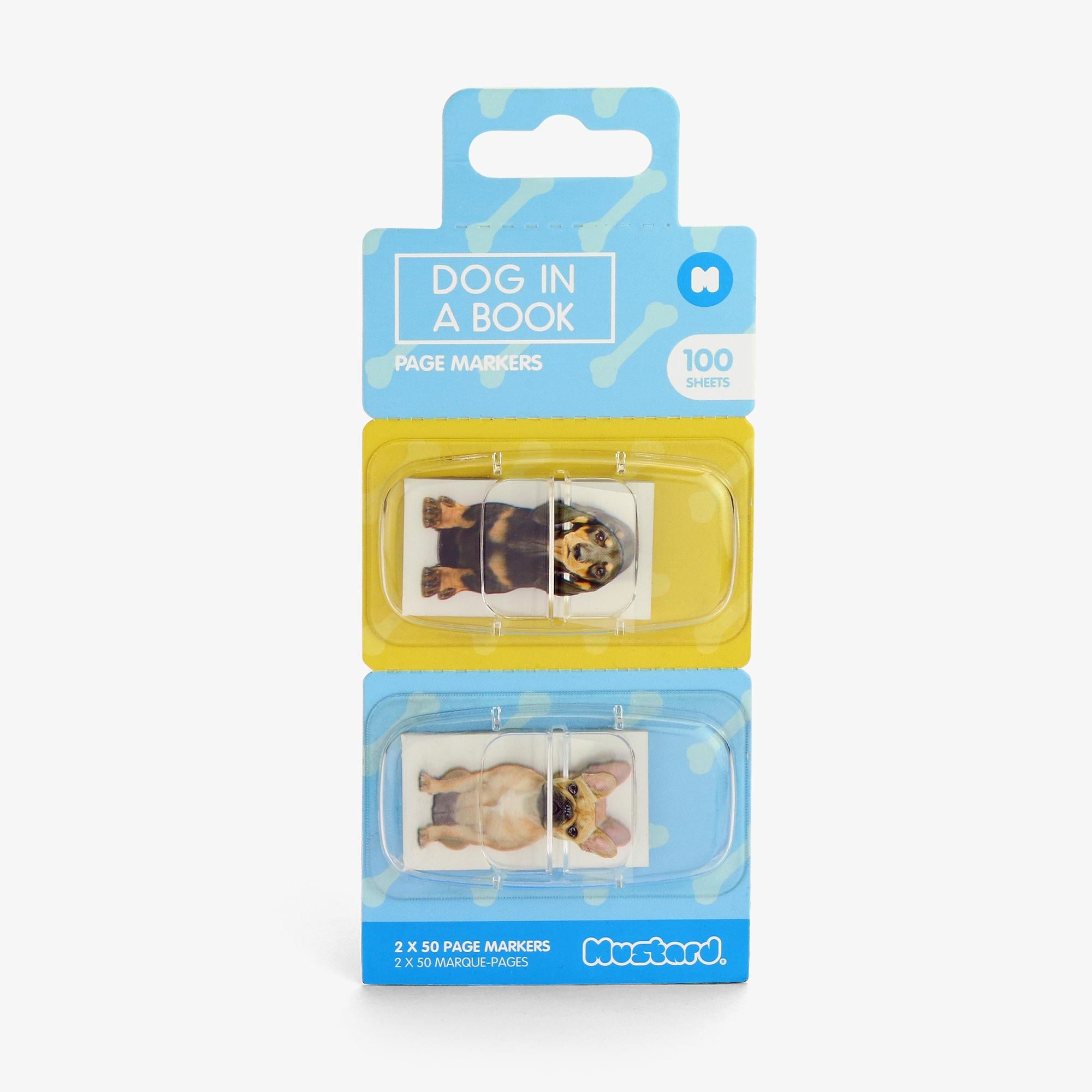 Mustard Dog in a Book