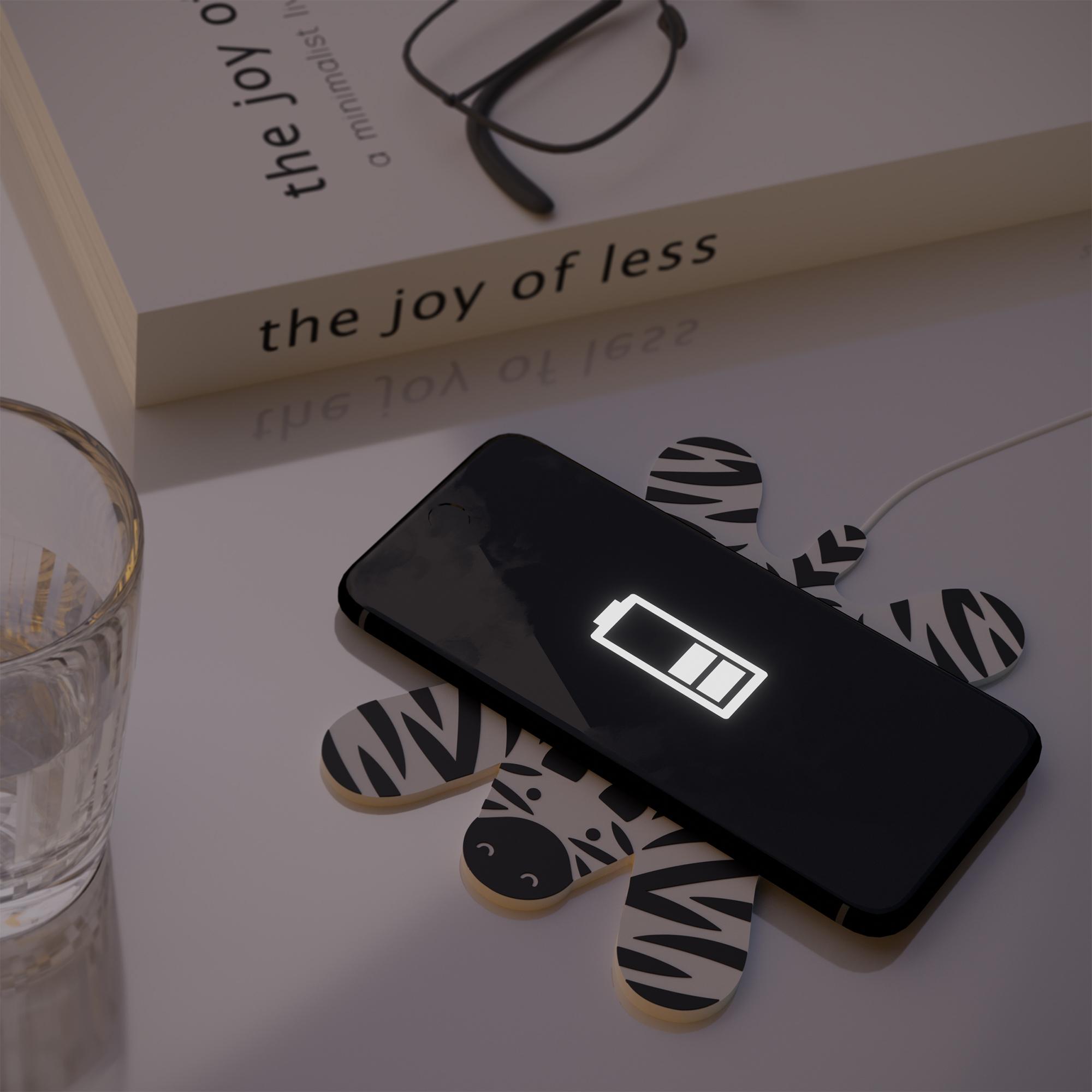 Mustard Zebra Kablosuz Şarj Cihazı